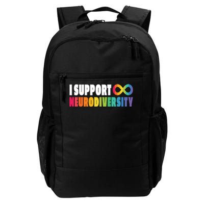 I Support Neurodiversity Daily Commute Backpack