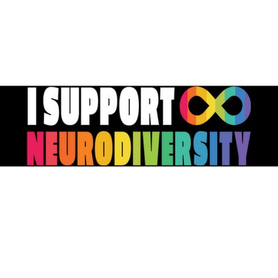 I Support Neurodiversity Bumper Sticker