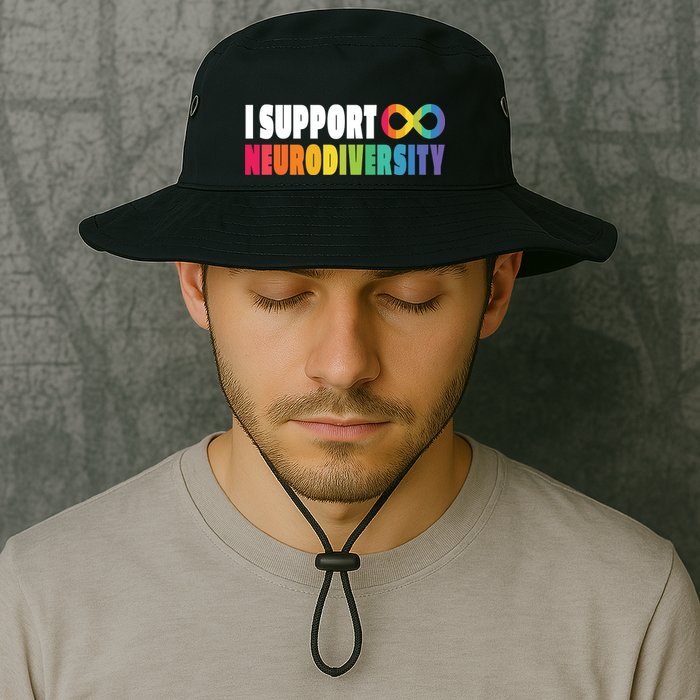 I Support Neurodiversity Bucket Hat