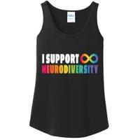 I Support Neurodiversity Ladies Essential Tank