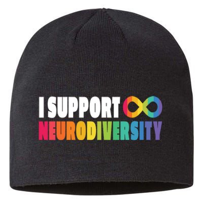 I Support Neurodiversity Sustainable Beanie