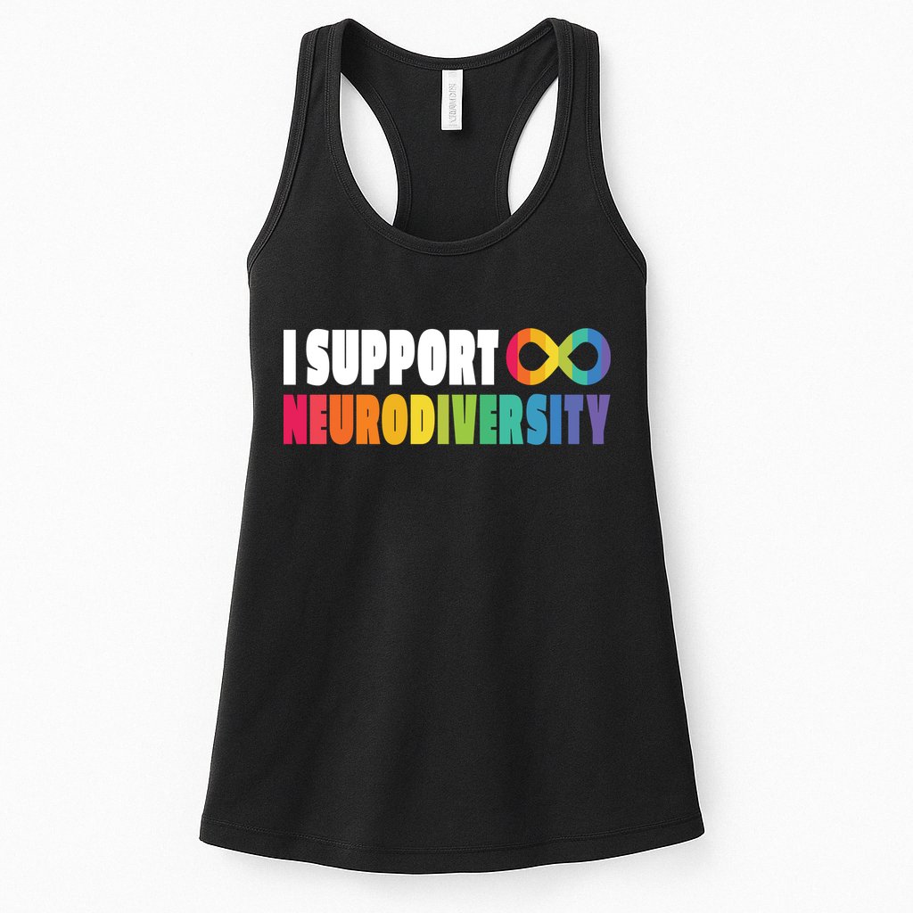 I Support Neurodiversity Womens Tank Top