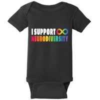 I Support Neurodiversity Baby Bodysuit