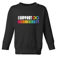 I Support Neurodiversity Toddler Sweatshirt