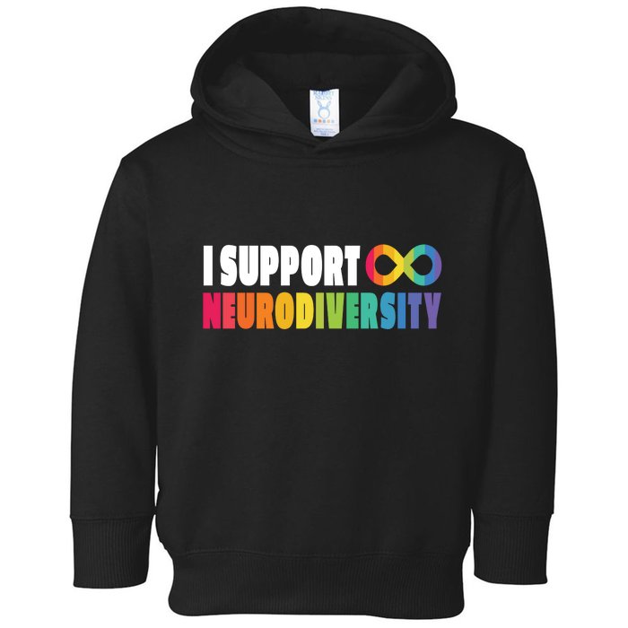 I Support Neurodiversity Toddler Hoodie