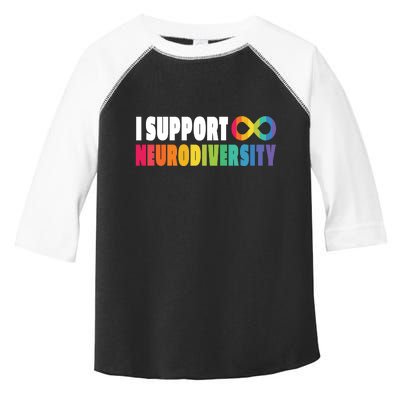 I Support Neurodiversity Toddler Fine Jersey T-Shirt