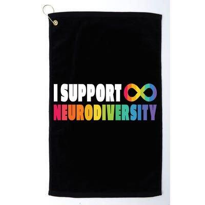 I Support Neurodiversity Golf Towel