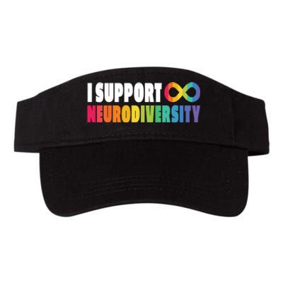 I Support Neurodiversity Valucap Bio-Washed Visor