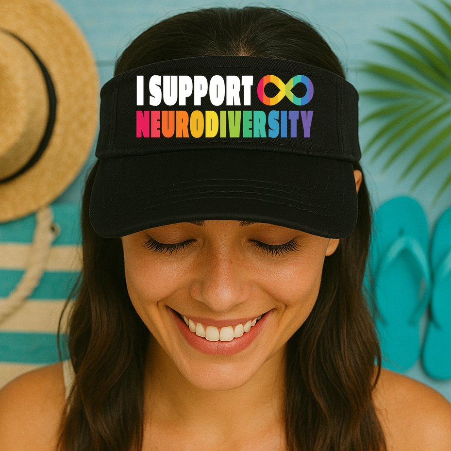 I Support Neurodiversity Visor