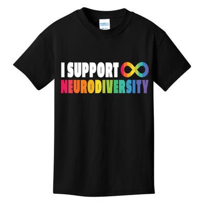 I Support Neurodiversity Kids T-Shirt
