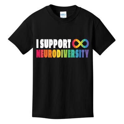 I Support Neurodiversity Kids T-Shirt