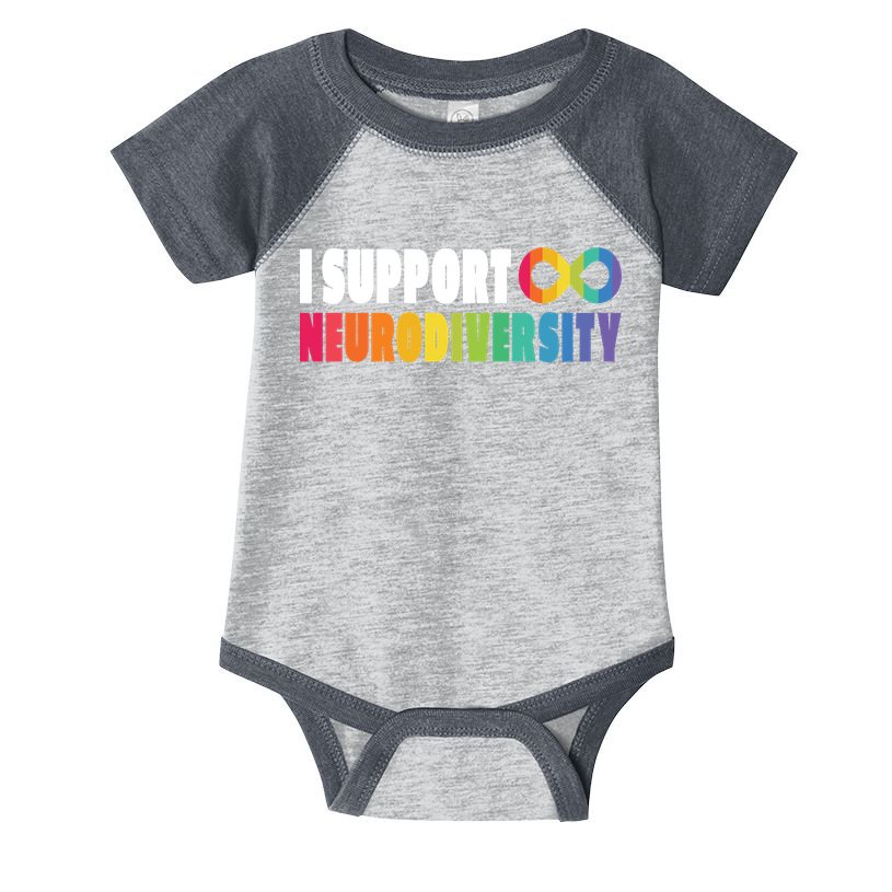 I Support Neurodiversity Infant Baby Jersey Bodysuit