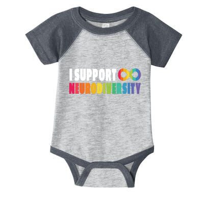 I Support Neurodiversity Infant Baby Jersey Bodysuit