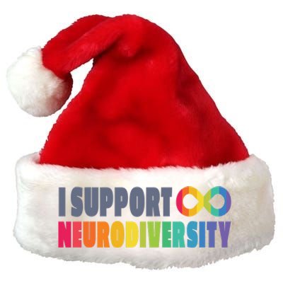 I Support Neurodiversity Premium Christmas Santa Hat