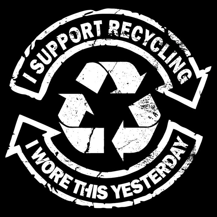 I Support Recycling Wore This Yesterday Cooling Performance Long Sleeve Crew