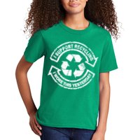 I Support Recycling Wore This Yesterday Kids T-Shirt