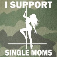 I Support Single Moms Legacy Tie Dye Trucker Hat