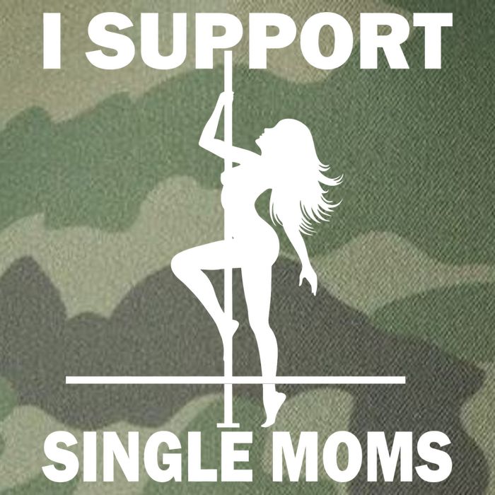 I Support Single Moms Legacy Tie Dye Trucker Hat