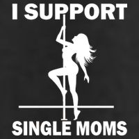 I Support Single Moms Golf Towel