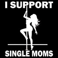 I Support Single Moms Short Acrylic Beanie