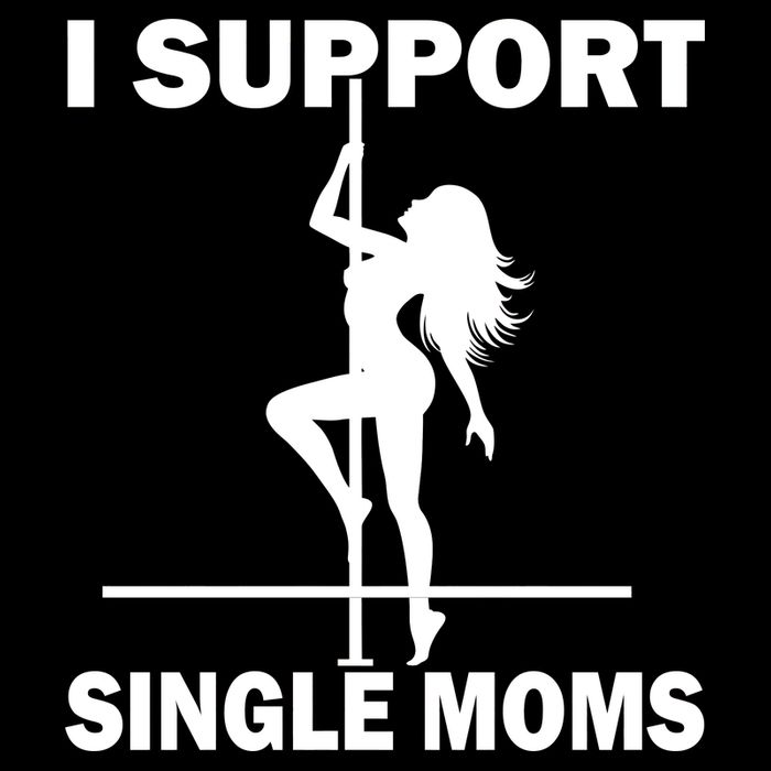 I Support Single Moms Short Acrylic Beanie