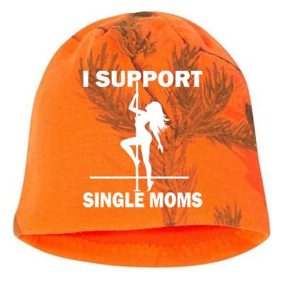 I Support Single Moms Kati - Camo Knit Beanie