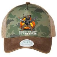 I Support The Right To Arm Bears Legacy Tie Dye Trucker Hat