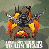 I Support The Right To Arm Bears Legacy Tie Dye Trucker Hat
