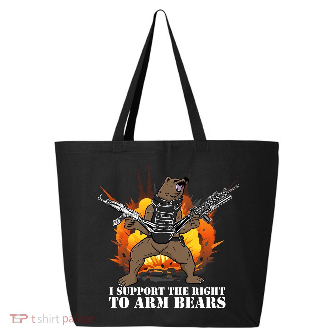 I Support The Right To Arm Bears 25L Jumbo Tote