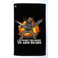 I Support The Right To Arm Bears Golf Towel