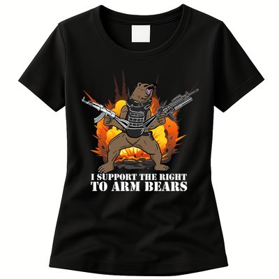 I Support The Right To Arm Bears Womens T-Shirt