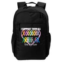 I Support Them All Find A Cure Cancer Awareness Backpack
