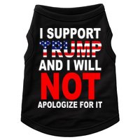 I Support Trump And Will Not Apologize For It Doggie Tank