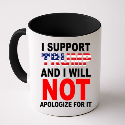 I Support Trump And Will Not Apologize For It Mug