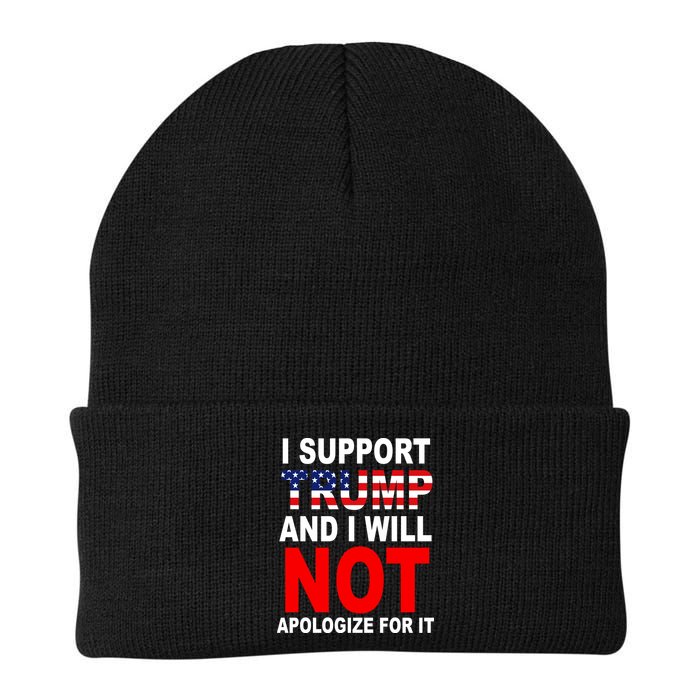 I Support Trump And Will Not Apologize For It Beanie