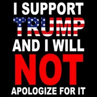 I Support Trump And Will Not Apologize For It Tie-Dye T-Shirt