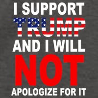 I Support Trump And Will Not Apologize For It Vector Backpack