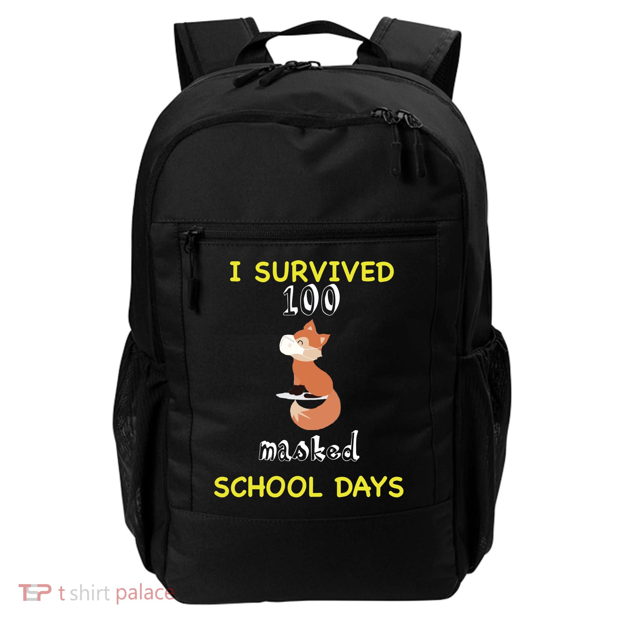 I Survived 100 Masked School Days  Daily Commute Backpack