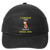 I Survived 100 Masked School Days  7-Panel Snapback Hat