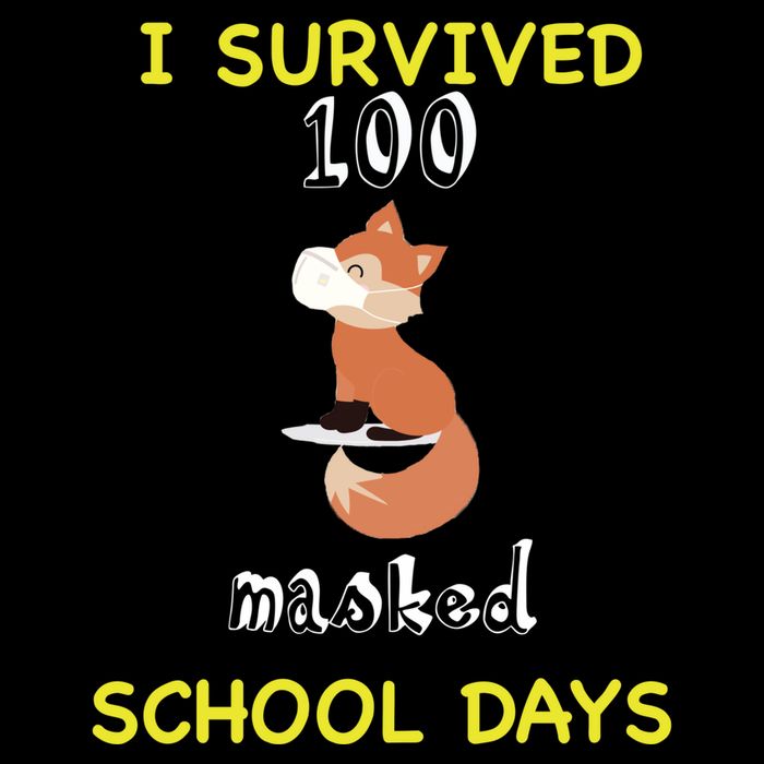 I Survived 100 Masked School Days  Bucket Hat