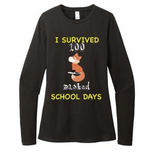 I Survived 100 Masked School Days  Womens CVC Long Sleeve Shirt