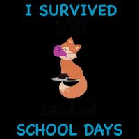 I Survived 100 Masked School Days 16oz Travel Tumbler