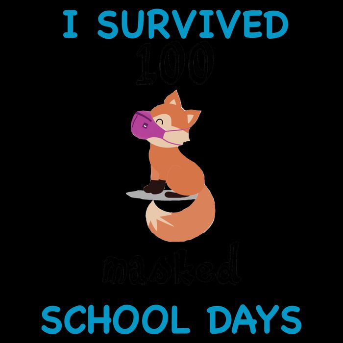I Survived 100 Masked School Days 16oz Travel Tumbler