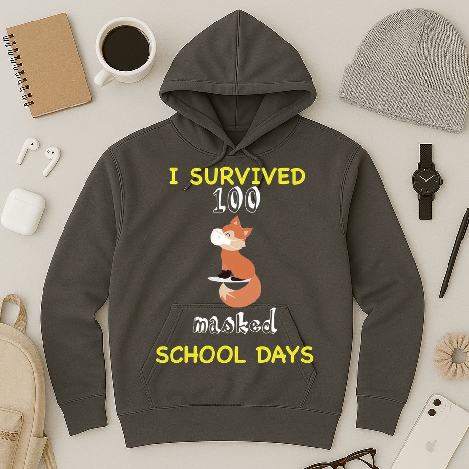 I Survived 100 Masked School Days Hoodie