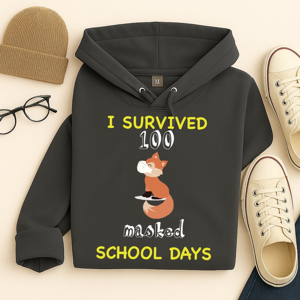 I Survived 100 Masked School Days Hoodie