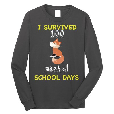 I Survived 100 Masked School Days Long Sleeve Shirt