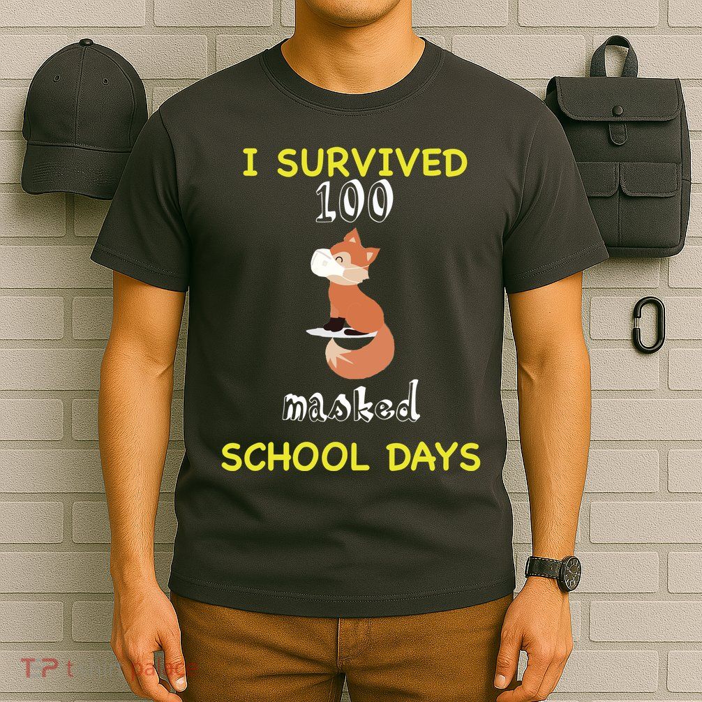 I Survived 100 Masked School Days T-Shirt