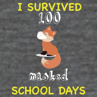 I Survived 100 Masked School Days T-Shirt