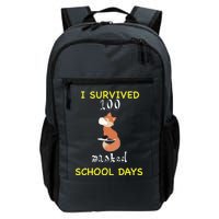 I Survived 100 Masked School Days Daily Commute Backpack