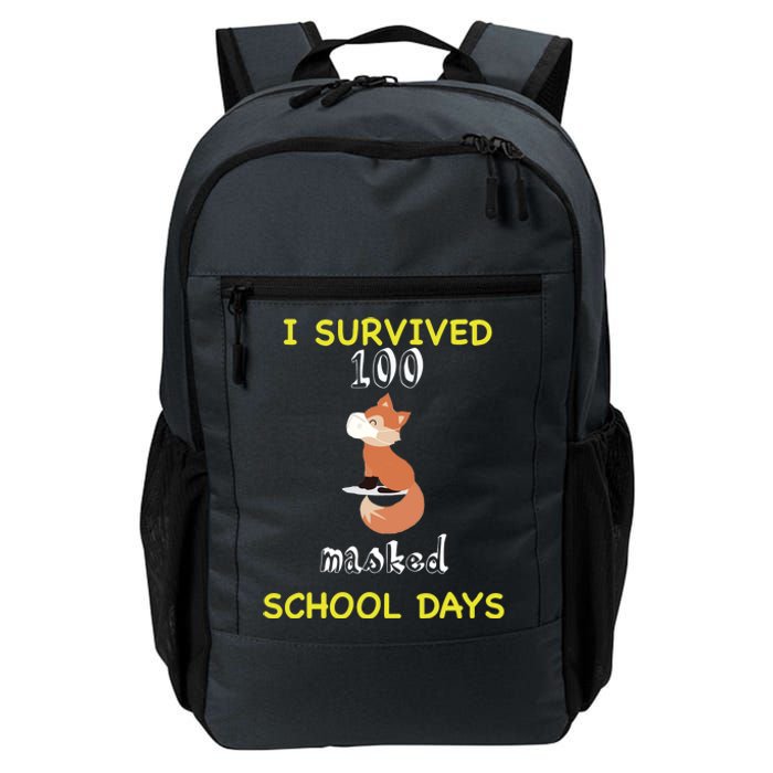 I Survived 100 Masked School Days Daily Commute Backpack